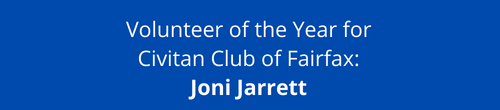 Volunteer of the Year for Civitan Club of Fairfax: Joni Jarrett.